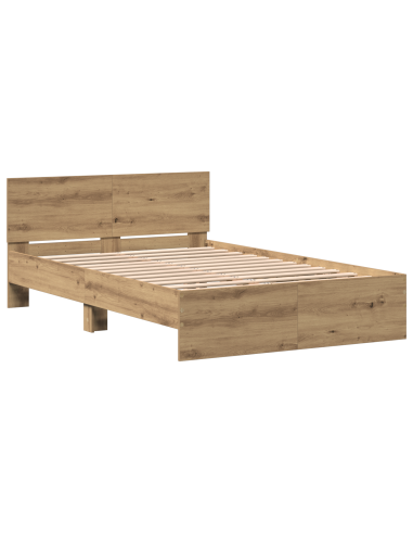 Struttura del letto Rovere artigianale 193 x 125 x 70 cm
