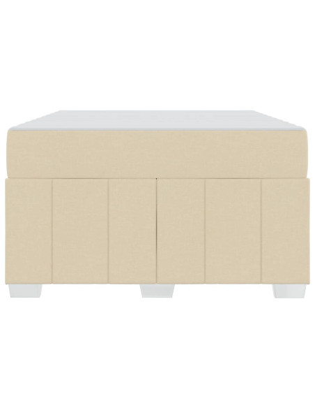 Struttura del letto Crema 120 x 200 cm Tessuto