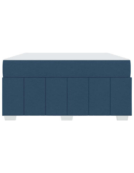 Struttura del letto Blu 140 x 200 cm Tessuto