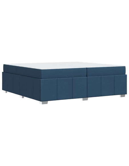 Struttura del letto Altro Blu 200 x 200 cm Tessuto