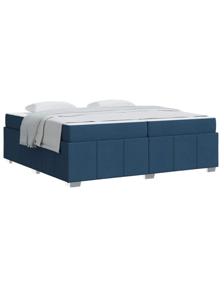 Struttura del letto Altro Blu 200 x 200 cm Tessuto