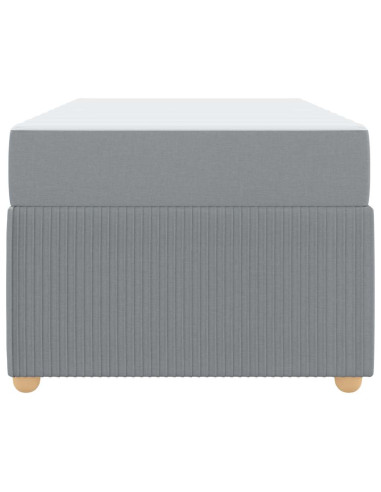 Struttura del letto Grigio chiaro 80 x 200 cm Tessuto