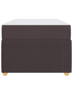 Struttura del letto Marrone Scuro 100 x 200 cm Tessuto 2