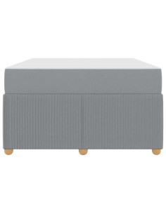 Struttura del letto Grigio chiaro 120 x 200 cm Tessuto 2