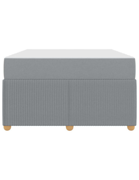 Struttura del letto Grigio chiaro 120 x 200 cm Tessuto