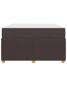 Struttura del letto Marrone Scuro 120 x 200 cm Tessuto 2