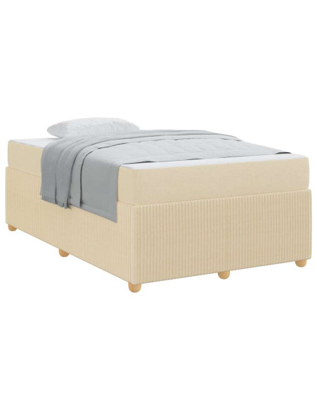 Struttura del letto Altro Crema 120 x 200 cm Tessuto