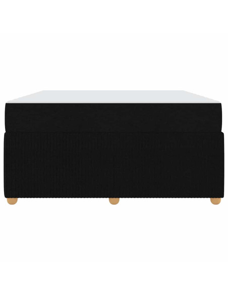 Struttura del letto Altro Nero 140 x 200 cm Tessuto
