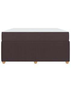 Struttura del letto Marrone Scuro 140 x 200 cm Tessuto 2