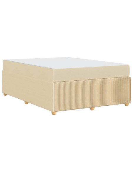 Struttura del letto Altro Crema 140 x 200 cm Tessuto