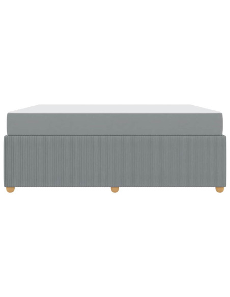 Struttura del letto Altro Grigio chiaro 180 x 200 cm Tessuto