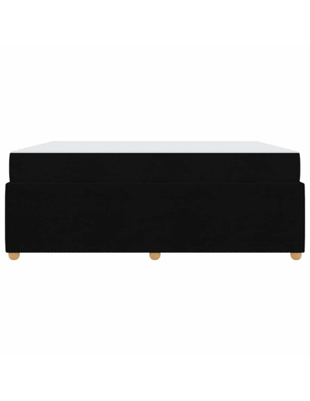 Struttura del letto Altro Nero 180 x 200 cm Tessuto
