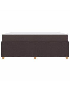 Struttura del letto Marrone Scuro 180 x 200 cm Tessuto 2