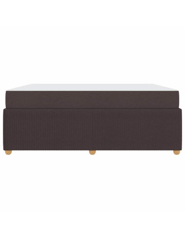 Struttura del letto Marrone Scuro 180 x 200 cm Tessuto