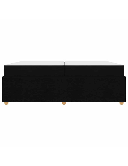 Struttura del letto Altro Nero 200 x 200 cm Tessuto