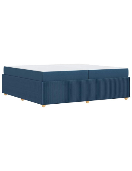 Struttura del letto Altro Blu 200 x 200 cm Tessuto