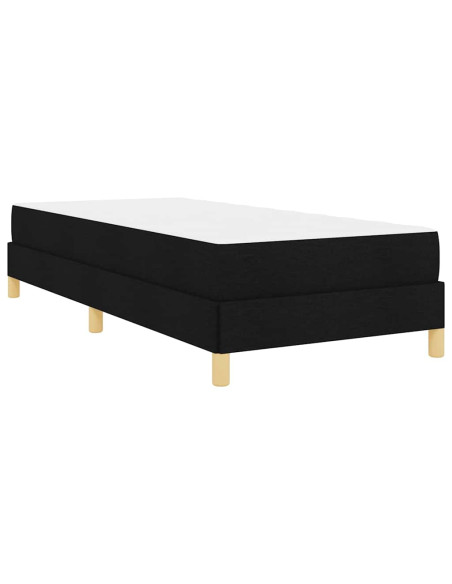 Letto a molle Nero, Marrone 100 x 200 cm