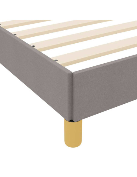 Letto a molle Tortora, Marrone 120 x 200 cm