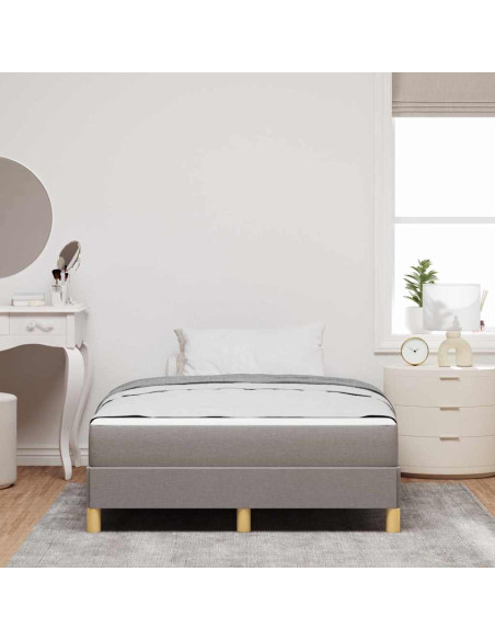 Letto a molle Tortora, Marrone 120 x 200 cm