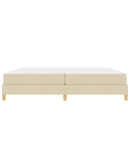 Letto a molle Crema, Marrone 200 x 200 cm