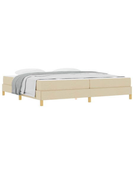 Letto a molle Crema, Marrone 200 x 200 cm