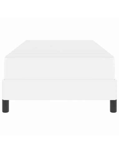 Struttura del letto Bianco Puro 90 x 190 cm Tessuto