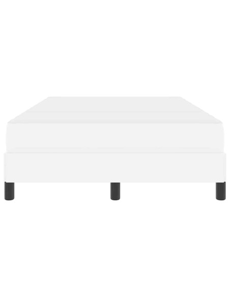 Struttura del letto Bianco Puro 120 x 190 cm Tessuto