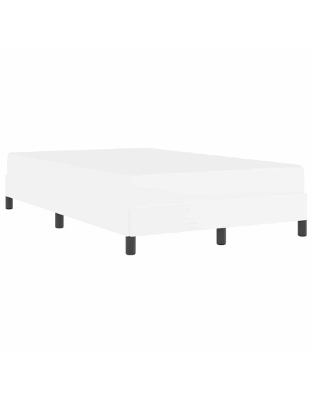 Struttura del letto Bianco Puro 120 x 200 cm Tessuto