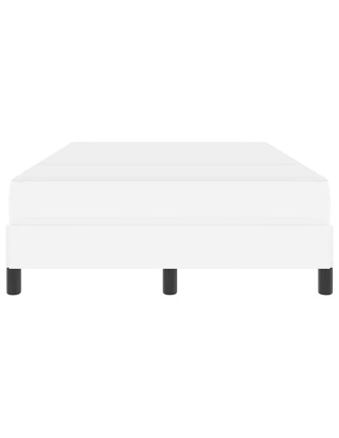 Struttura del letto Bianco Puro 120 x 200 cm Tessuto