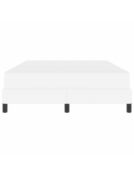 Letto Altro Bianco Puro 140 x 190 cm Pelle sintetica