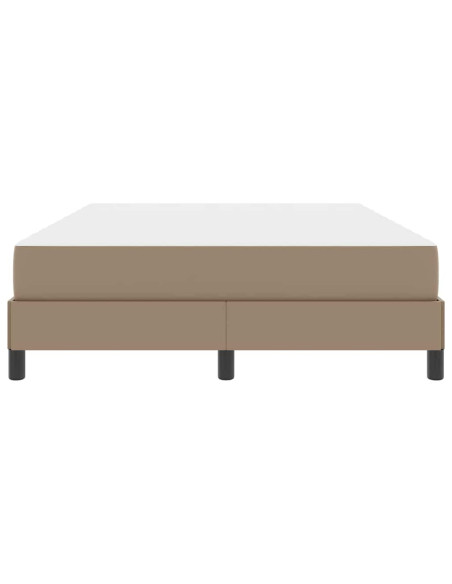 Letto Altro Cappuccino 140 x 190 cm Pelle sintetica