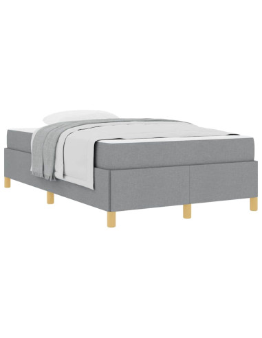 Struttura del letto Grigio chiaro 120 x 190 cm Tessuto