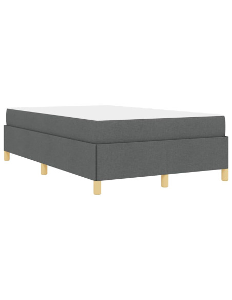 Letto a molle Altro Grigio scuro 120 x 190 cm Tessuto
