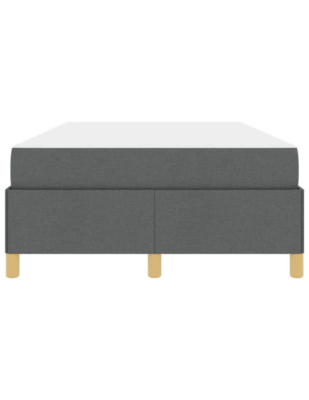 Struttura del letto Grigio scuro 120 x 190 cm Tessuto