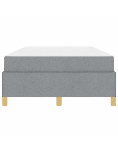 Struttura del letto Grigio chiaro 120 x 200 cm Tessuto