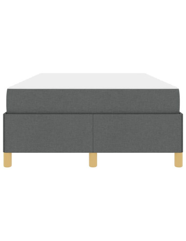 Struttura del letto Grigio scuro 120 x 200 cm Tessuto