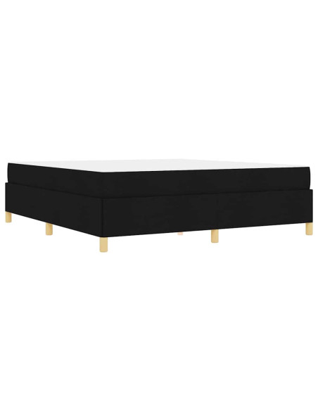 Letto a molle Altro Nero e Bianco e Nero 180 x 200 cm Tessuto