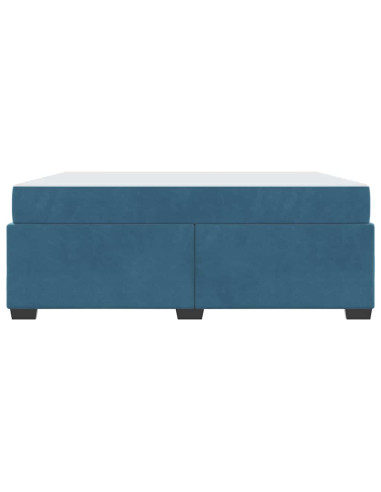 Struttura del letto Blu Scuro 180 x 200 cm Tessuto