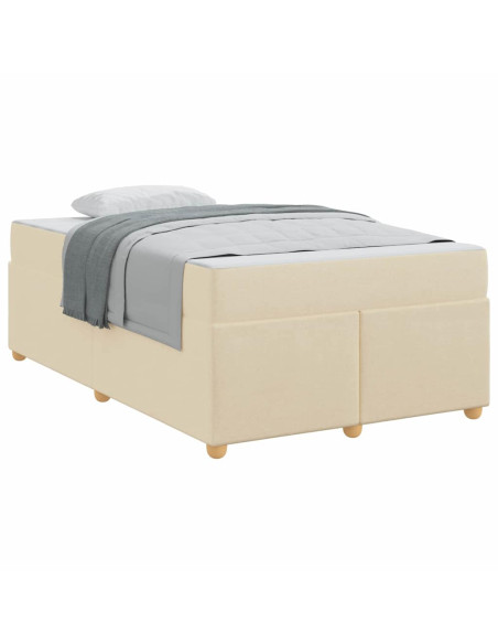 Struttura letto con materasso Altro Crema 120 x 200 cm Tessuto