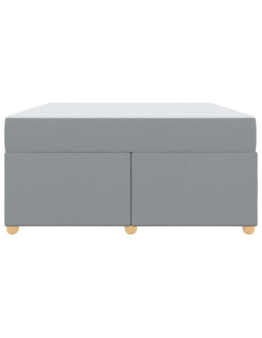 Struttura del letto Grigio chiaro 160 x 200 cm Tessuto