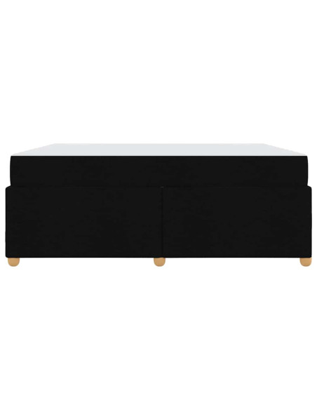 Struttura letto con materasso Altro Nero 180 x 200 cm Tessuto