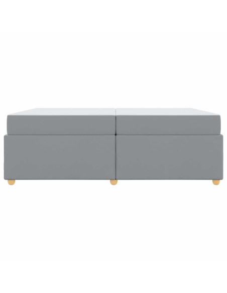 Struttura letto con materasso Altro Grigio chiaro 200 x 200 cm