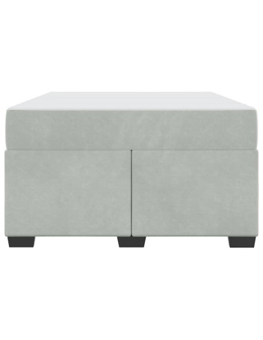 Struttura del letto Grigio chiaro 120 x 200 cm Tessuto