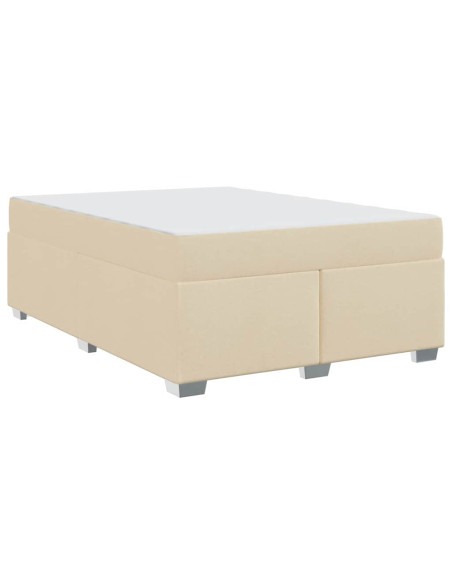 Struttura del letto Altro Crema 140 x 200 cm Tessuto