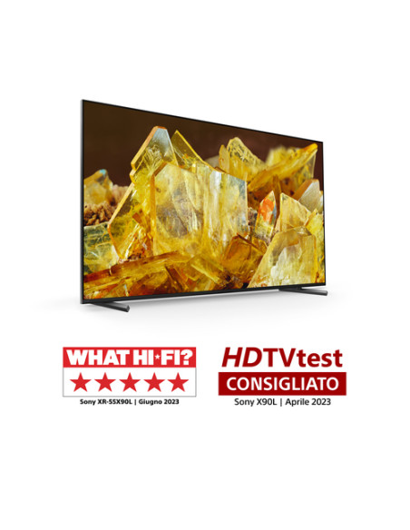 Sony BRAVIA XR | XR-55X90L | Full Array LED | 4K HDR | Google TV | ECO PACK | BRAVIA CORE | Perfect for PlayStation5 | Aluminium