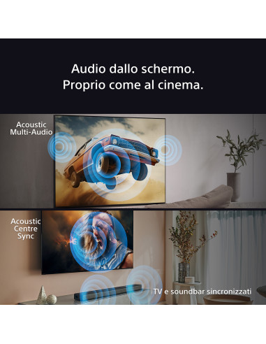 Sony BRAVIA 7 QLED (XR l Mini LED) 85 pollici 4K HDR Google Smart TV (2024) | Gaming menu per PlayStation 5, IMAX Enhanced, Dolb