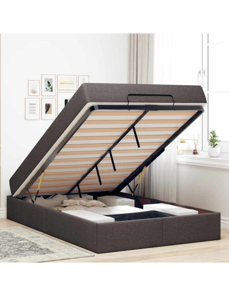 Struttura letto con materasso con materasso 2 pcs Tanno Tessuto