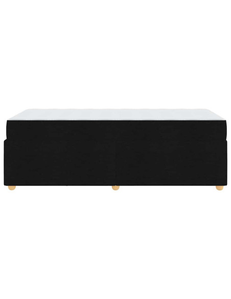 Struttura letto con materasso Altro Nero 100 x 200 cm Tessuto