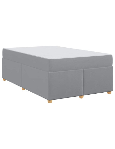 Struttura letto con materasso Altro Grigio chiaro 120 x 190 cm