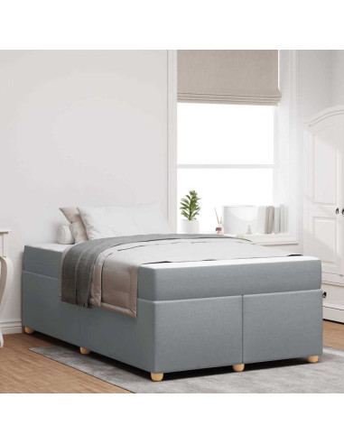 Struttura del letto Grigio chiaro 120 x 200 cm Tessuto